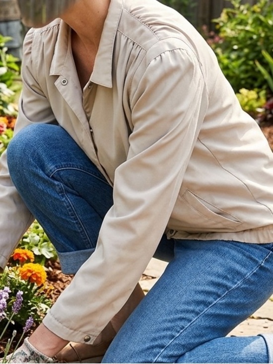 Cyclone Jackets & Blazers - Vintage Versatile Women's Utility Jacket in Tan